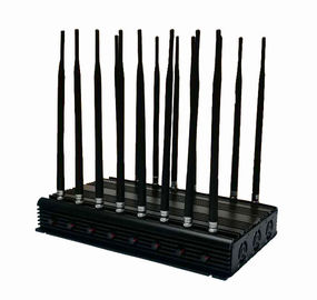 16 Channels Cell Phone Signal Jammer Desktop Signal Jammer for military use
